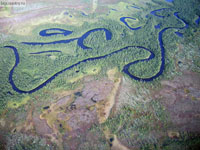Ямало-Ненецкий АО. Река Обь с рукавами